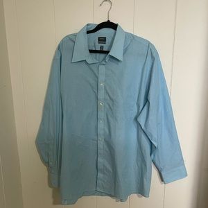 👛3/$20 BIG MEN’S Arrow Dress Shirt Blue